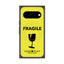 プレミアムスクエアケース with Pixelsnap［ FRAGILE - Yellow ］