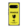 プレミアムスクエアケース with Pixelsnap［ FRAGILE - Yellow ］