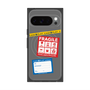 プレミアムスクエアケース with Pixelsnap［ FRAGILE Stickers - Gray ］