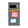 プレミアムスクエアケース with Pixelsnap［ FRAGILE Stickers - Gray ］