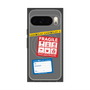 プレミアムスクエアケース with Pixelsnap［ FRAGILE Stickers - Gray ］