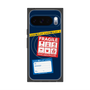 プレミアムスクエアケース with Pixelsnap［ FRAGILE Stickers - Navy ］