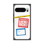 プレミアムスクエアケース with Pixelsnap［ FRAGILE Stickers - White ］