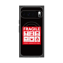 プレミアムスクエアケース with Pixelsnap［ FRAGILE Sticker - Black ］
