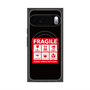 プレミアムスクエアケース with Pixelsnap［ FRAGILE Sticker - Black ］