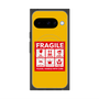 プレミアムスクエアケース with Pixelsnap［ FRAGILE Sticker - Yellow ］