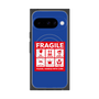 プレミアムスクエアケース with Pixelsnap［ FRAGILE Sticker - Blue ］