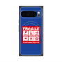 プレミアムスクエアケース with Pixelsnap［ FRAGILE Sticker - Blue ］