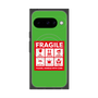 プレミアムスクエアケース with Pixelsnap［ FRAGILE Sticker - Green ］