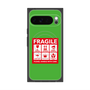 プレミアムスクエアケース with Pixelsnap［ FRAGILE Sticker - Green ］