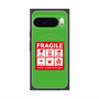 プレミアムスクエアケース with Pixelsnap［ FRAGILE Sticker - Green ］