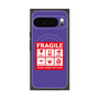 プレミアムスクエアケース with Pixelsnap［ FRAGILE Sticker - Purple ］