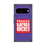 プレミアムスクエアケース with Pixelsnap［ FRAGILE Sticker - Purple ］