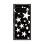 プレミアムスクエアケース with Pixelsnap［ Stars - Black ］
