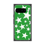 プレミアムスクエアケース with Pixelsnap［ Stars - Green ］