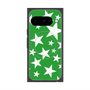 プレミアムスクエアケース with Pixelsnap［ Stars - Green ］