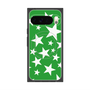 プレミアムスクエアケース with Pixelsnap［ Stars - Green ］