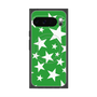 プレミアムスクエアケース with Pixelsnap［ Stars - Green ］