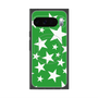 プレミアムスクエアケース with Pixelsnap［ Stars - Green ］
