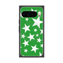 プレミアムスクエアケース with Pixelsnap［ Stars - Green ］