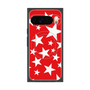 プレミアムスクエアケース with Pixelsnap［ Stars - Red ］