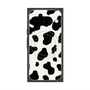 プレミアムスクエアケース with Pixelsnap［ Cow - White ］