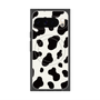 プレミアムスクエアケース with Pixelsnap［ Cow - White ］