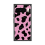 プレミアムスクエアケース with Pixelsnap［ Cow - Pink ］