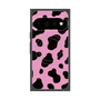 プレミアムスクエアケース with Pixelsnap［ Cow - Pink ］