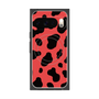 プレミアムスクエアケース with Pixelsnap［ Cow - Red ］