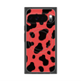 プレミアムスクエアケース with Pixelsnap［ Cow - Red ］