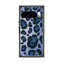 プレミアムスクエアケース with Pixelsnap［ Leopard - Blue ］