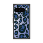 プレミアムスクエアケース with Pixelsnap［ Leopard - Blue ］
