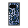 プレミアムスクエアケース with Pixelsnap［ Leopard - Blue ］