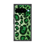 プレミアムスクエアケース with Pixelsnap［ Leopard - Green ］