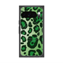 プレミアムスクエアケース with Pixelsnap［ Leopard - Green ］