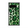 プレミアムスクエアケース with Pixelsnap［ Leopard - Green ］