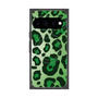 プレミアムスクエアケース with Pixelsnap［ Leopard - Green ］
