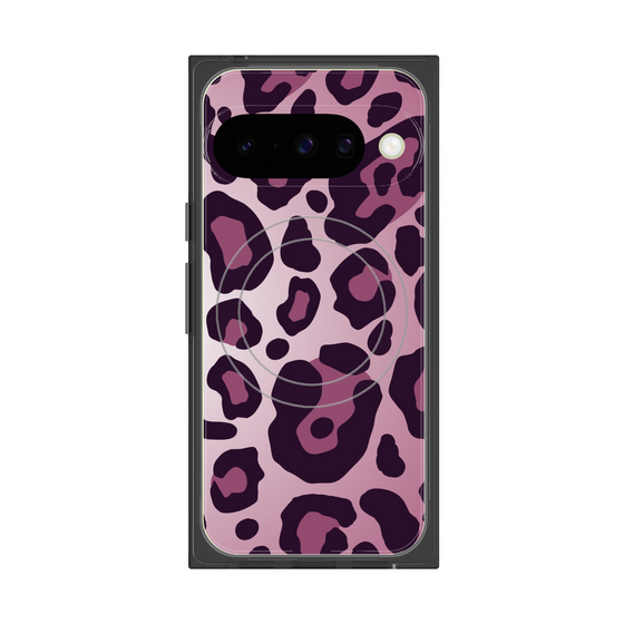 プレミアムスクエアケース with Pixelsnap［ Leopard - Pink ］