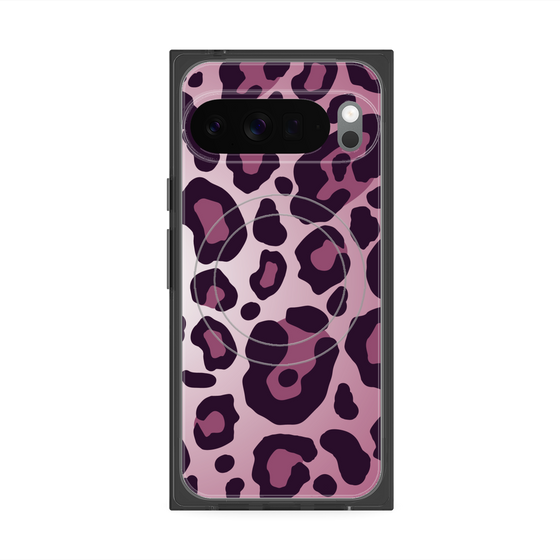 プレミアムスクエアケース with Pixelsnap［ Leopard - Pink ］