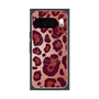 プレミアムスクエアケース with Pixelsnap［ Leopard - Red ］