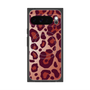 プレミアムスクエアケース with Pixelsnap［ Leopard - Red ］
