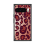 プレミアムスクエアケース with Pixelsnap［ Leopard - Red ］