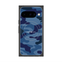 プレミアムスクエアケース with Pixelsnap［ Camouflage - Blue ］