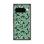 プレミアムスクエアケース with Pixelsnap［ 唐草模様 - Green ］