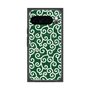 プレミアムスクエアケース with Pixelsnap［ 唐草模様 - Green ］