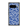 プレミアムスクエアケース with Pixelsnap［ 唐草模様 - Blue ］
