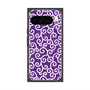 プレミアムスクエアケース with Pixelsnap［ 唐草模様 - Purple ］