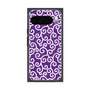 プレミアムスクエアケース with Pixelsnap［ 唐草模様 - Purple ］