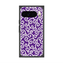 プレミアムスクエアケース with Pixelsnap［ 唐草模様 - Purple ］